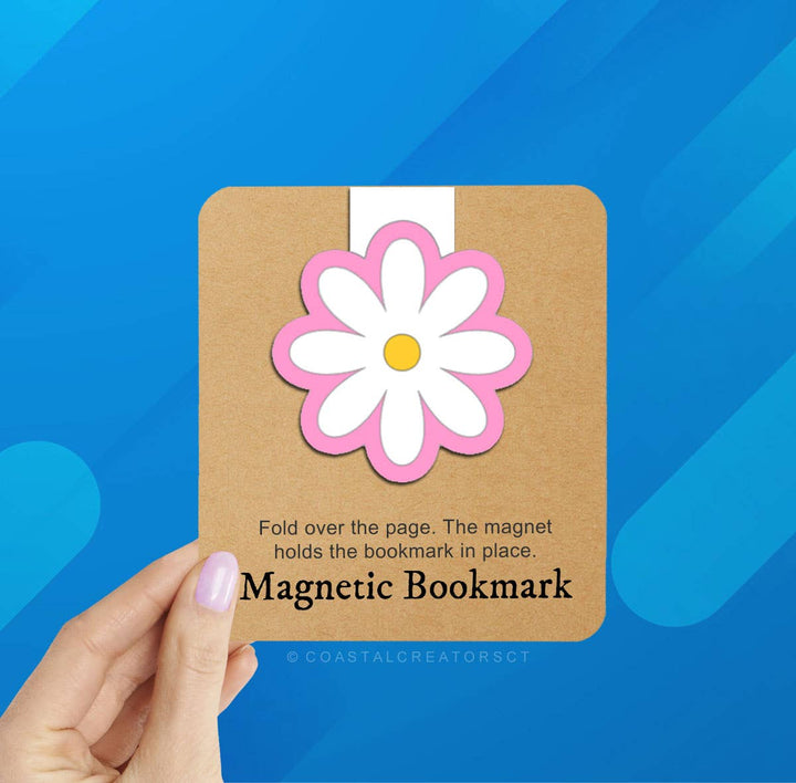 Pink/Blue Daisies Bookmark