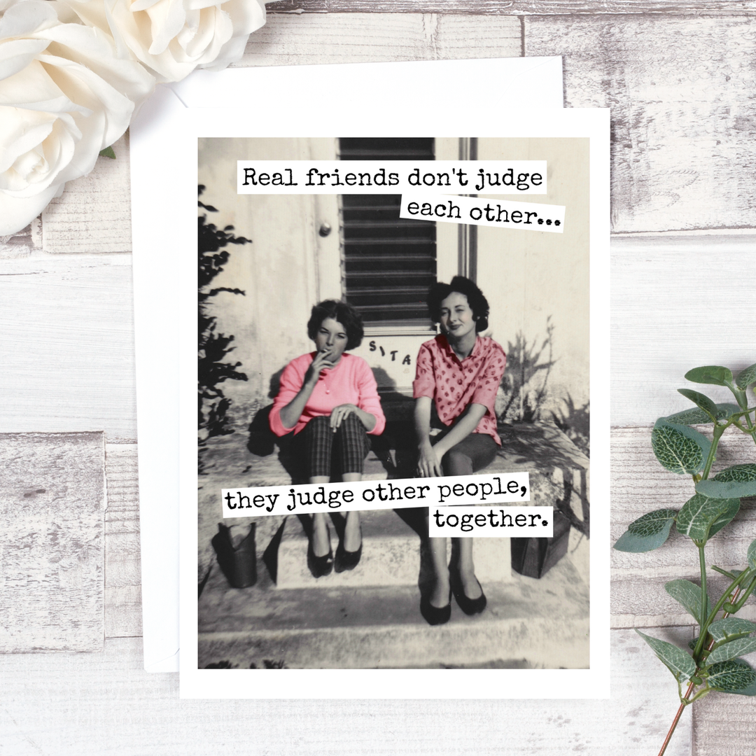 Real Friends Greeting Card