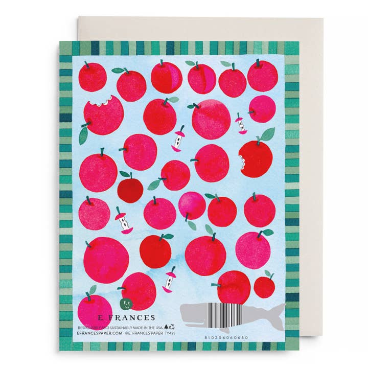 Apple a Day Thank You Card