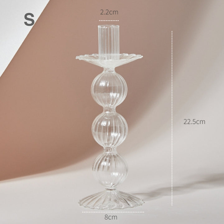 Modern Glass Candlestick, 22 shapes