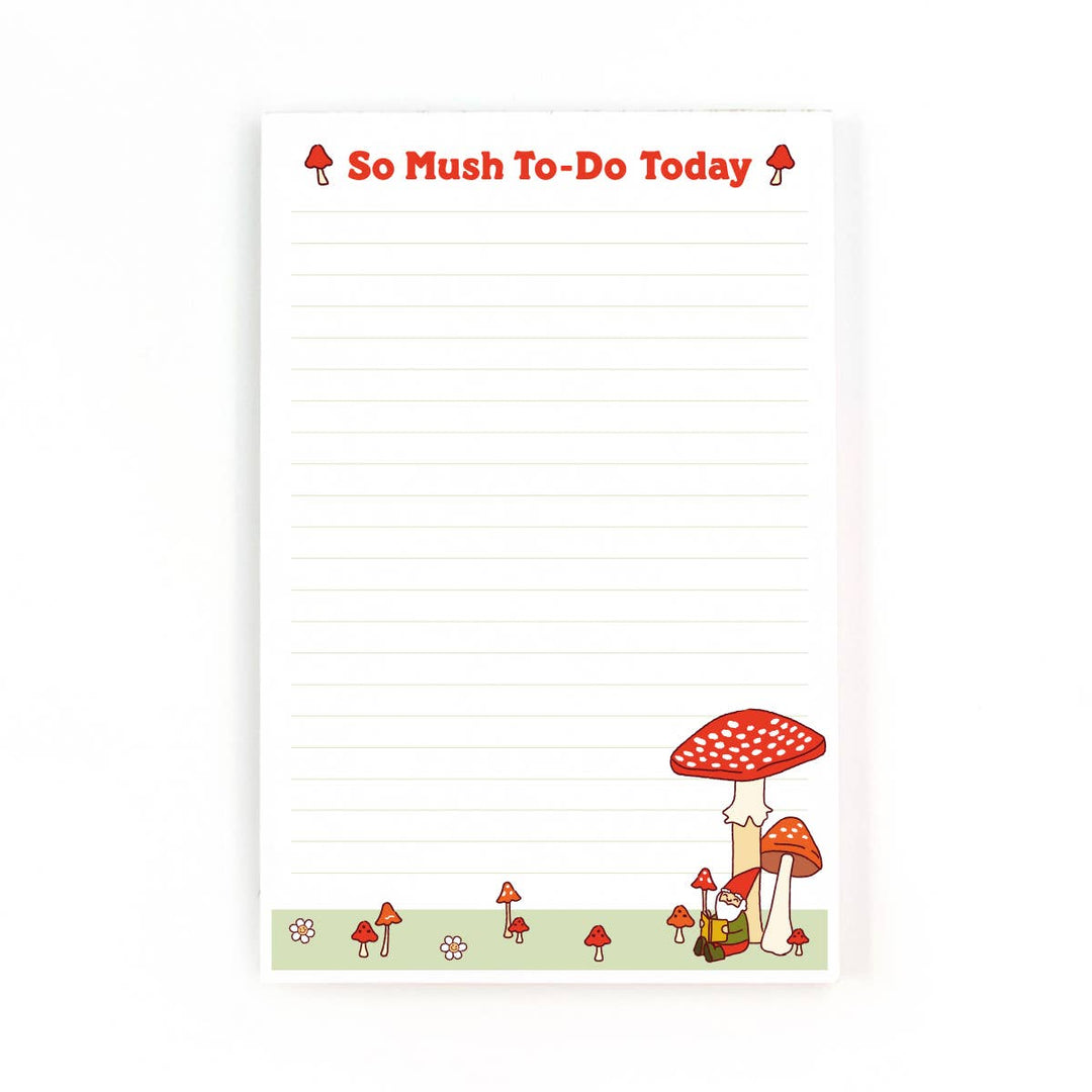 Gnome Mushroom Notepad