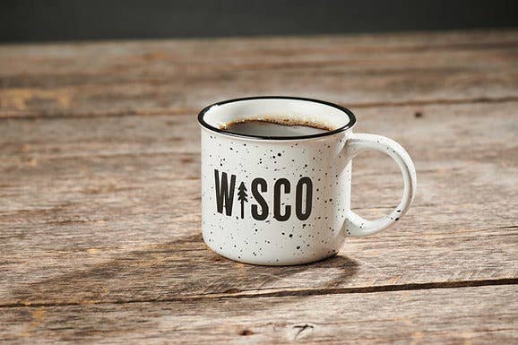 WISCO Ceramic Mug, White, 13 oz