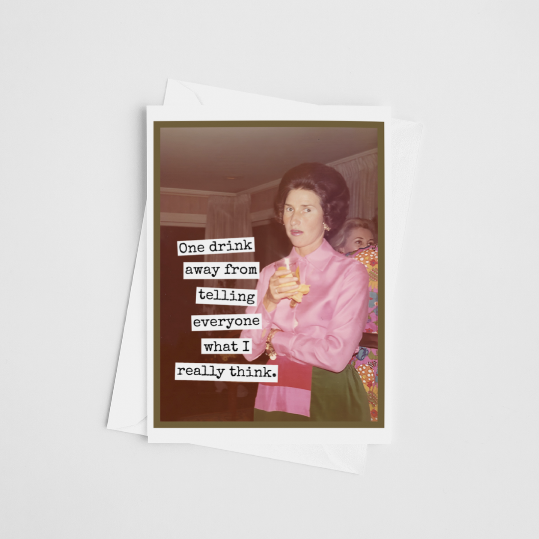 Telling Everyone Greeting Card
