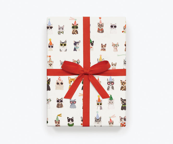 Cool Cats Gift Wrap, Single Sheet