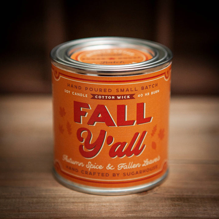 Fall Y'all Soy Paint Can Candle, 8 oz