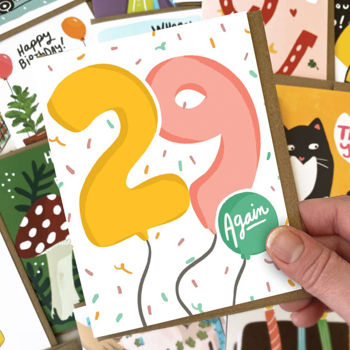 29 Again Birthday Card