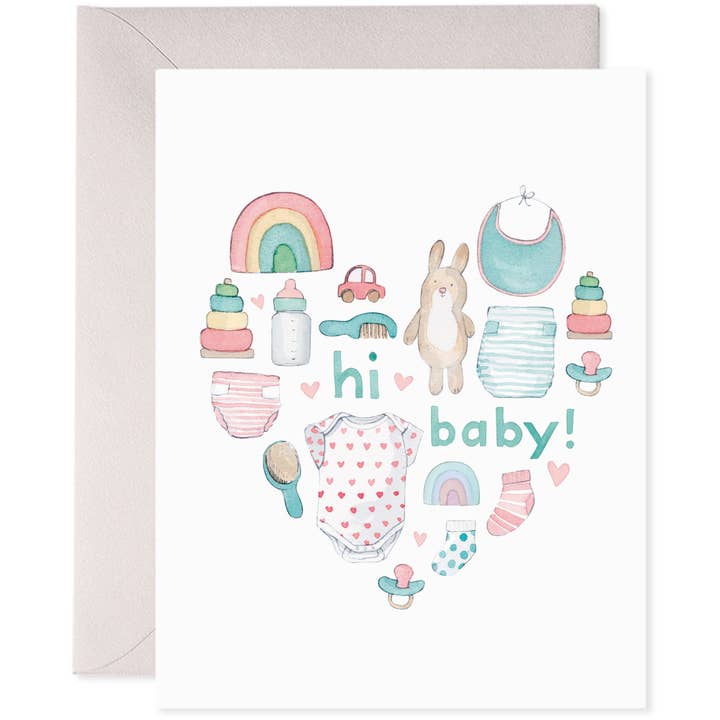 Baby Heart Baby/Shower Card