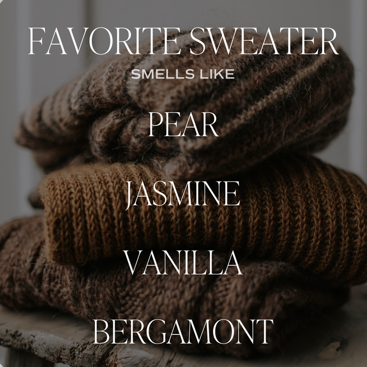 Favorite Sweater Soy Candle, 15 oz