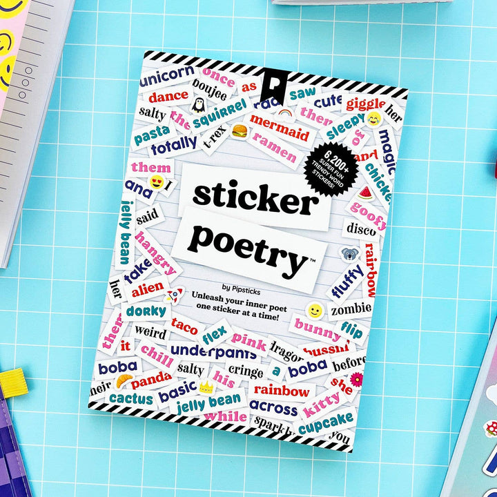 Sticker Poetry Book
