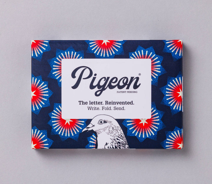 Package of a Pigeon letter set.
