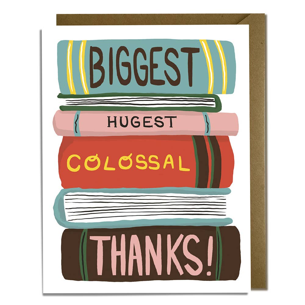 Books Thank You Card