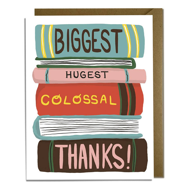Books Thank You Card