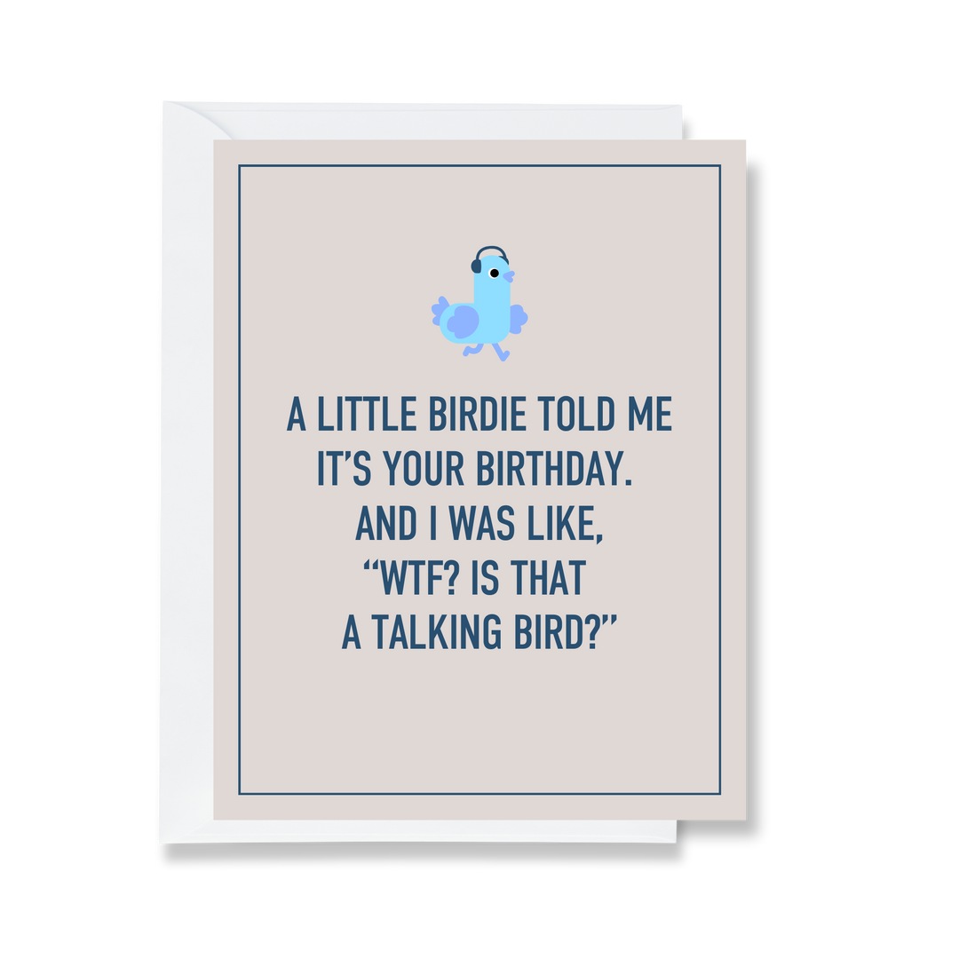 Little Birdie Greeting Card