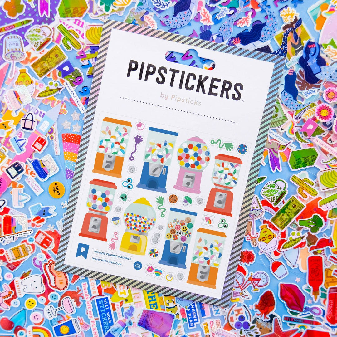 Vintage Vending Machines Sticker Sheet