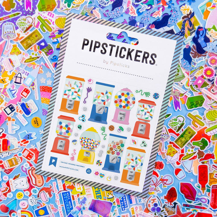 Vintage Vending Machines Sticker Sheet