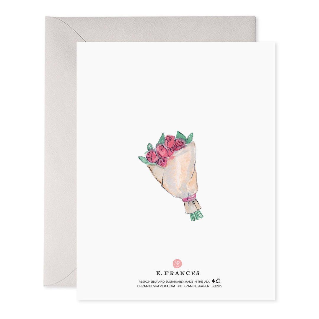 Ballerina Birthday Card