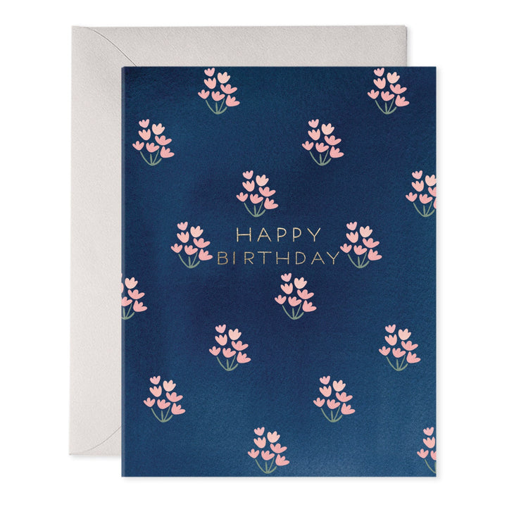 Dainty Print Birthday Card