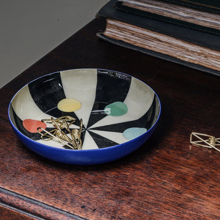 Benson's Hexagon Round Enamel Tray