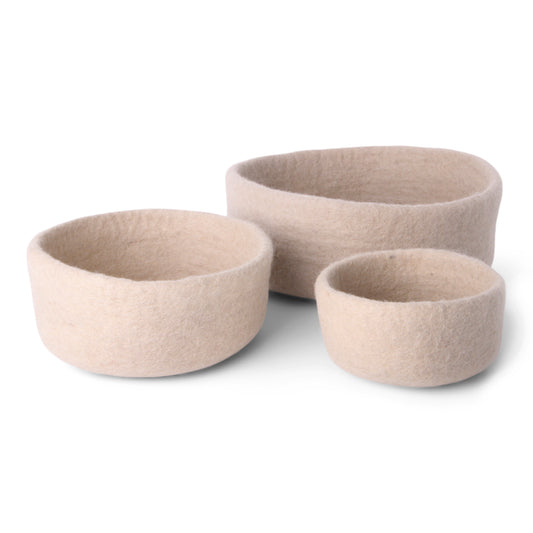 Felt Bowl, 2 colors, 3 sizes