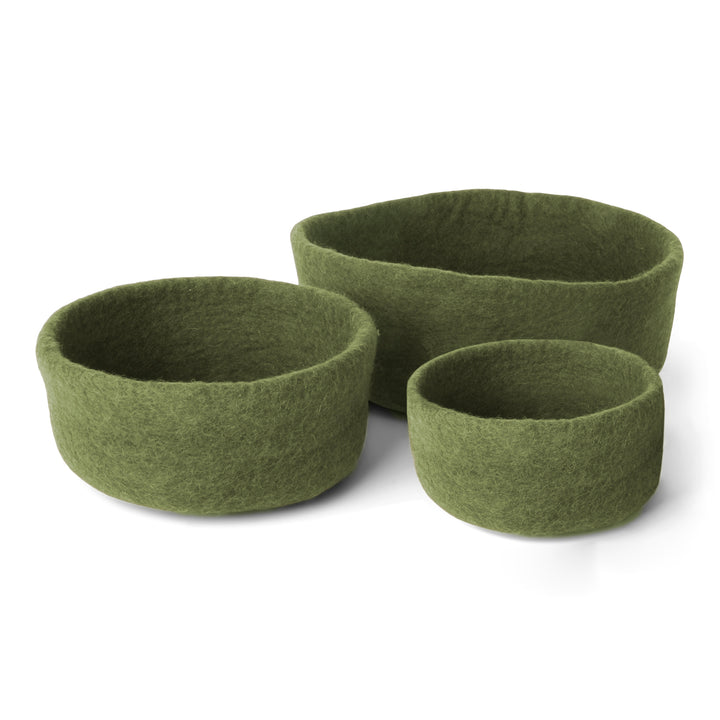 Felt Bowl, 2 colors, 3 sizes