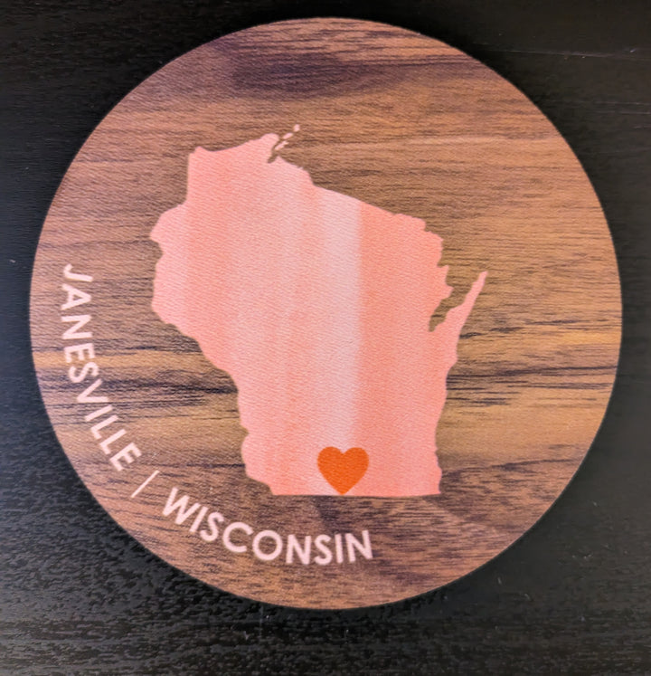 Janesville Maple Coaster. 2 colors