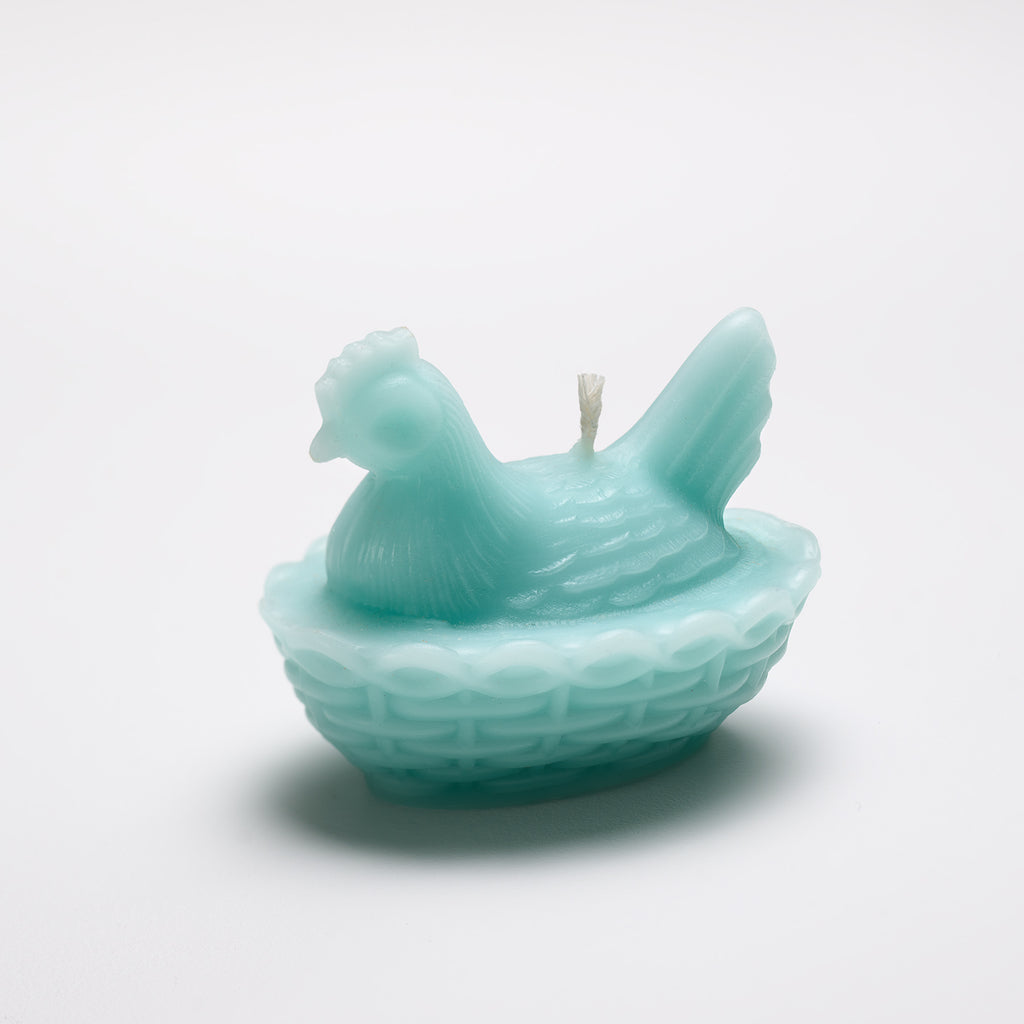 Nested Hen Beeswax Candle, Boxed, 5 Colors
