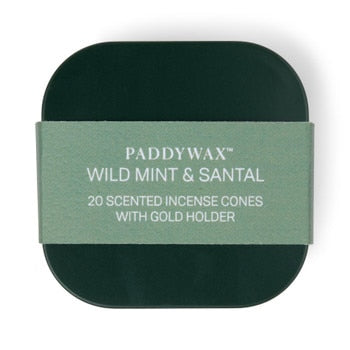 Incense Tin, 20 Cones, 5 Scents