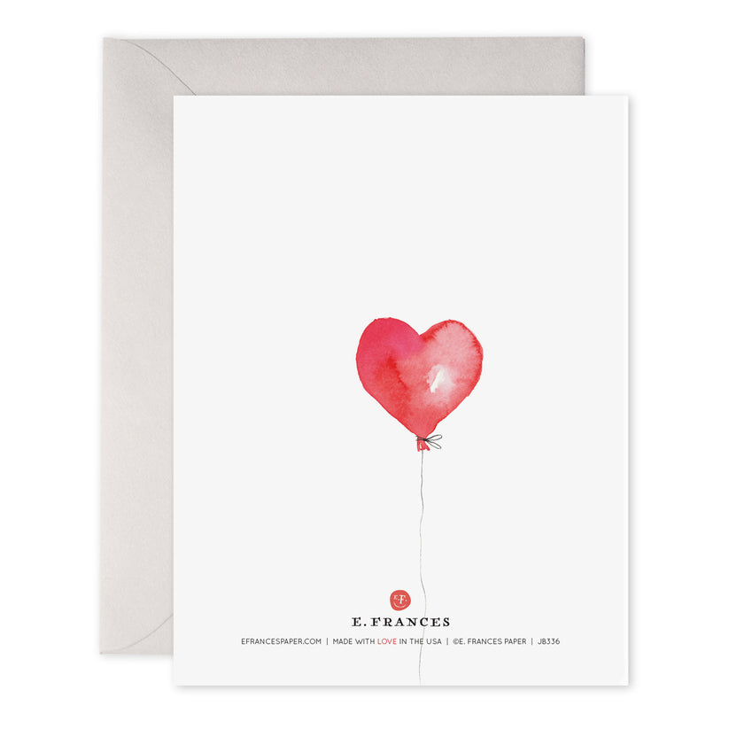 Balloons Valentine Card