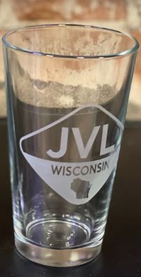 Janesville Pint Glass, 16 oz