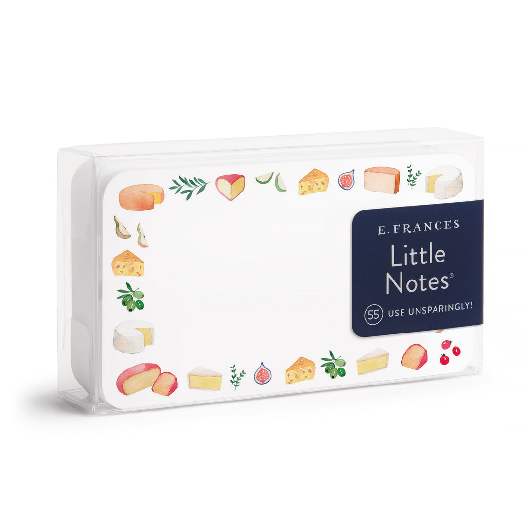 Pack of E. Frances Little Notes with cheese illustrations