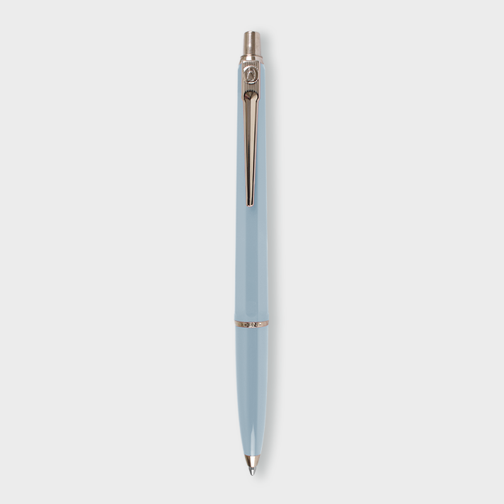 Lavender pen with silver clip.