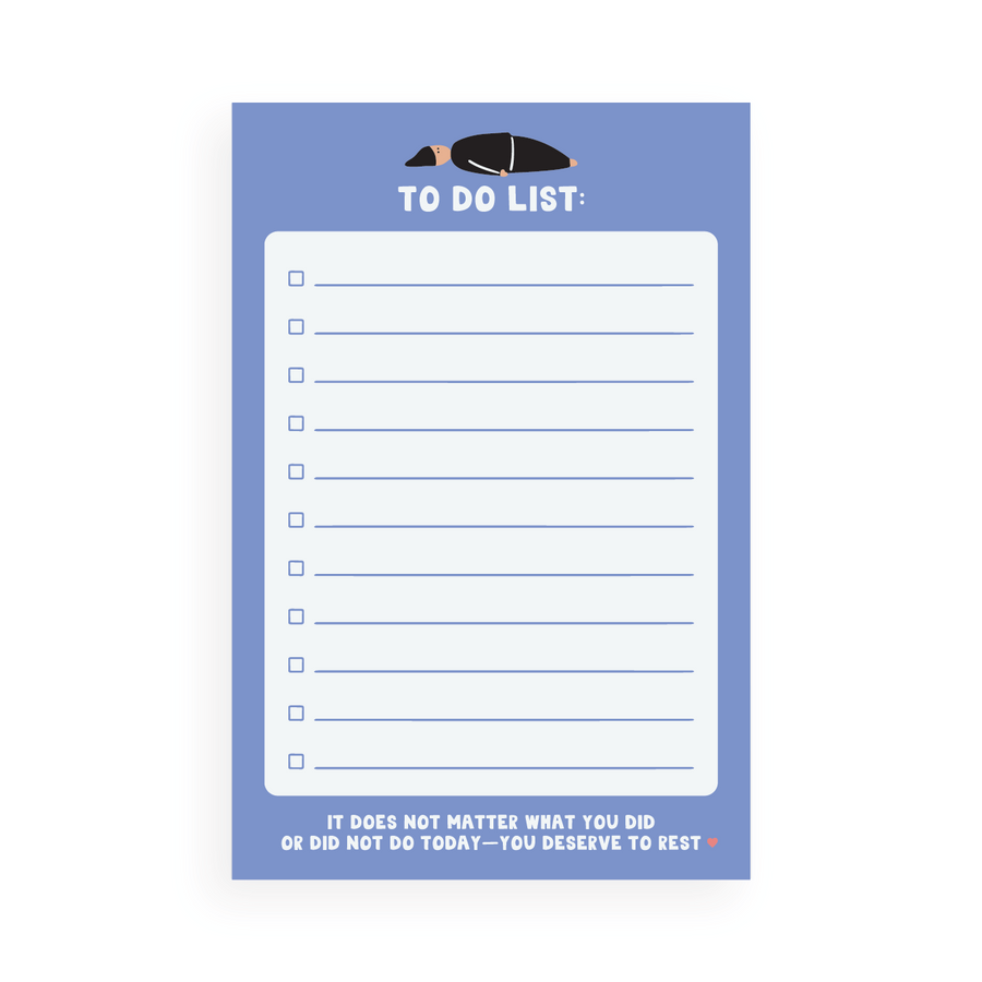 Deserve to Rest Notepad