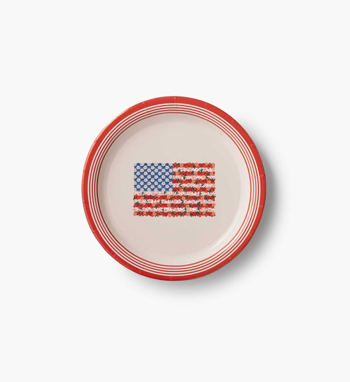 Americana Paper Plates, Set of 10