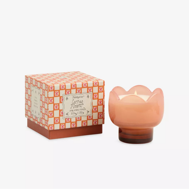 Tulip Glass Candle, 5.5 oz, 5 Scents