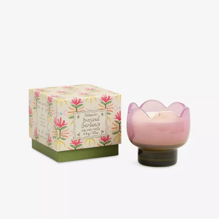 Tulip Glass Candle, 5.5 oz, 5 Scents
