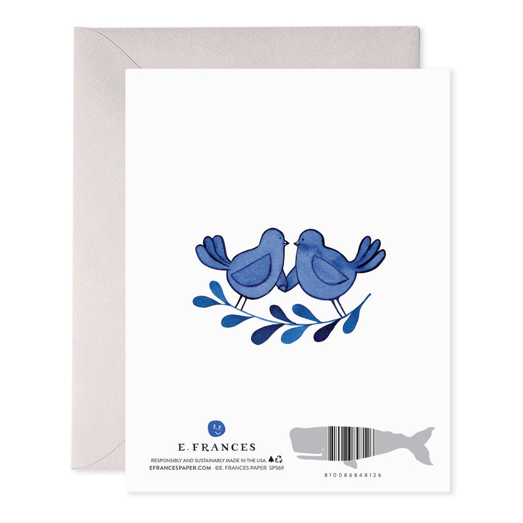 Blue Birds Anniversary Card