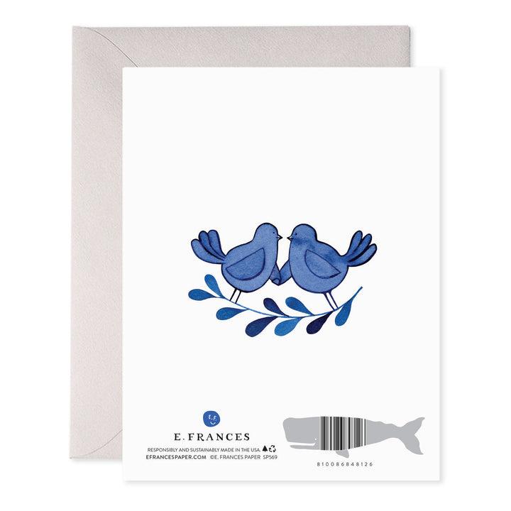 Blue Birds Anniversary Card