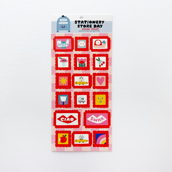 Sticker Sheet - Stamps