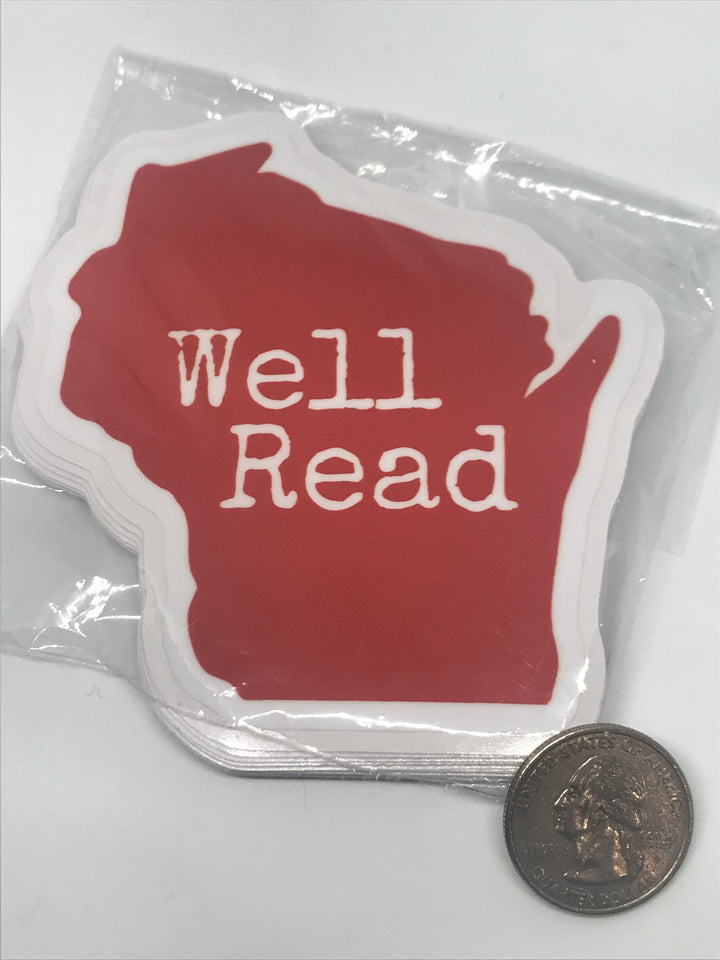 Well Read Wisco Vinyl Sticker