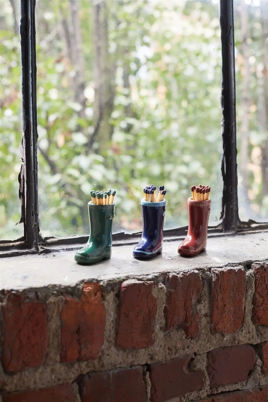 Wellington Boot Matches, Container of 25, 3 Colors