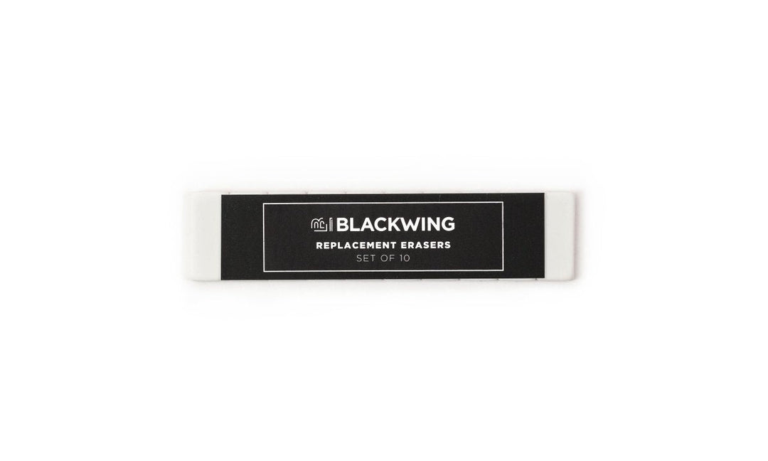 Blackwing Replacement Erasers, Pack of 10, 4 Colors