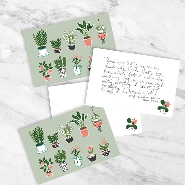 Plant Lady Stationery, Box of 12