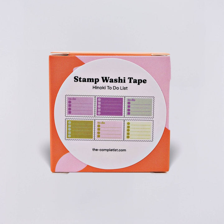 Hinoki To Do Giant Stamp Washi Tape