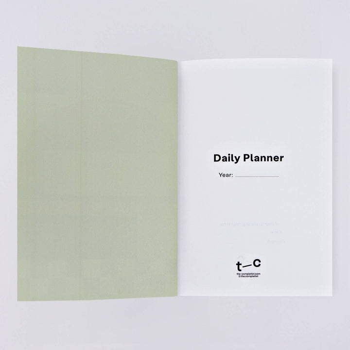 Ginger Undated Daily Planner Book