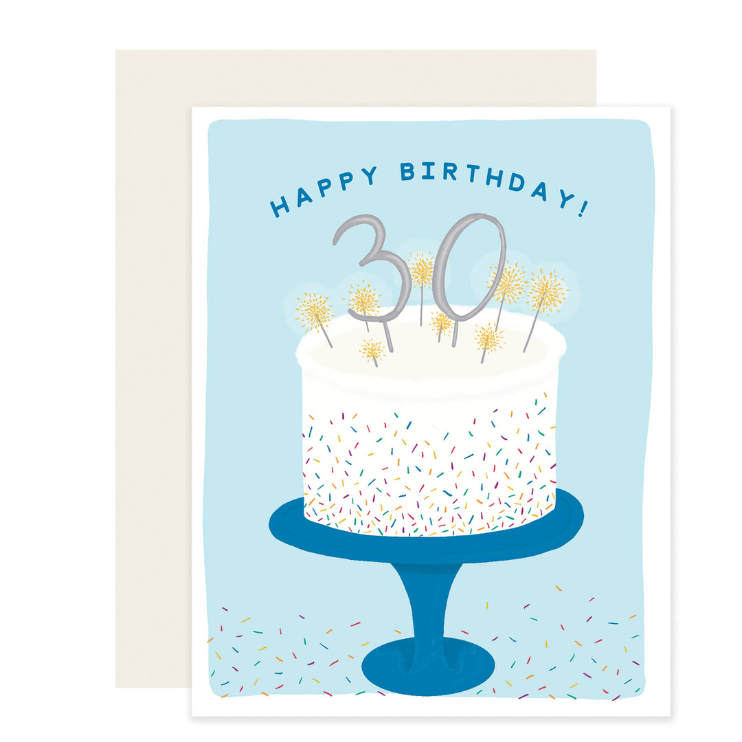 Happy 30th Birthday Card