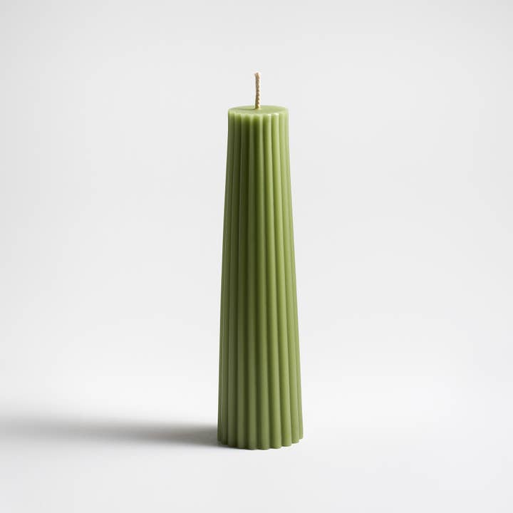 Petite Pillar Beeswax Candle, 9"