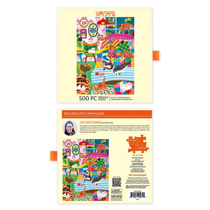 Cat Nap Stories Puzzle, 500 Pieces