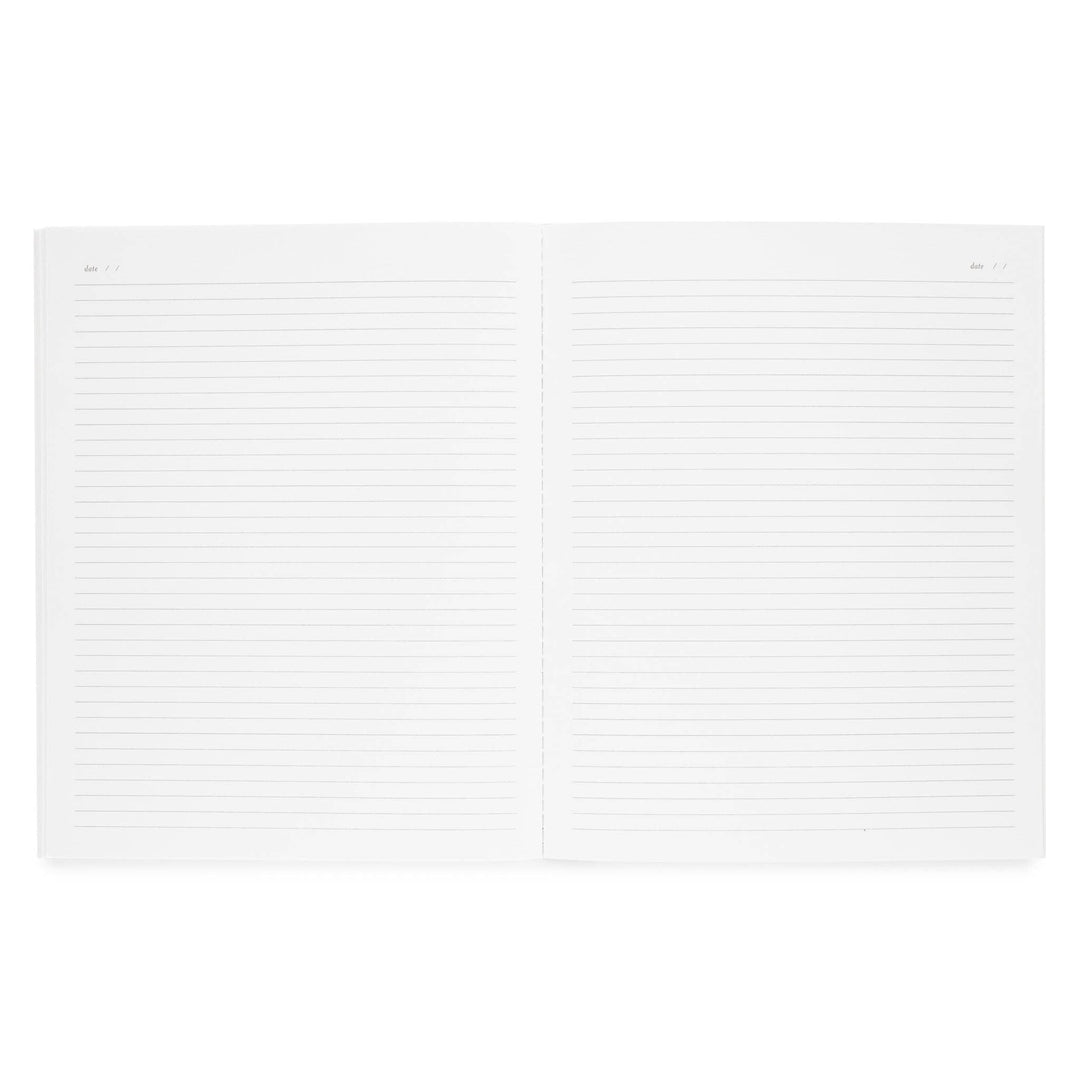 Sample lined page from the planner.