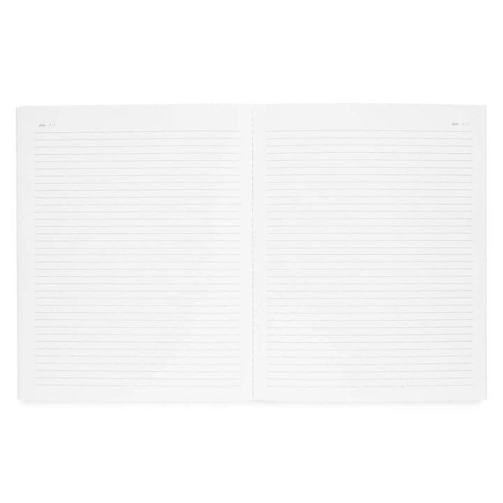 Sample lined page from the planner.