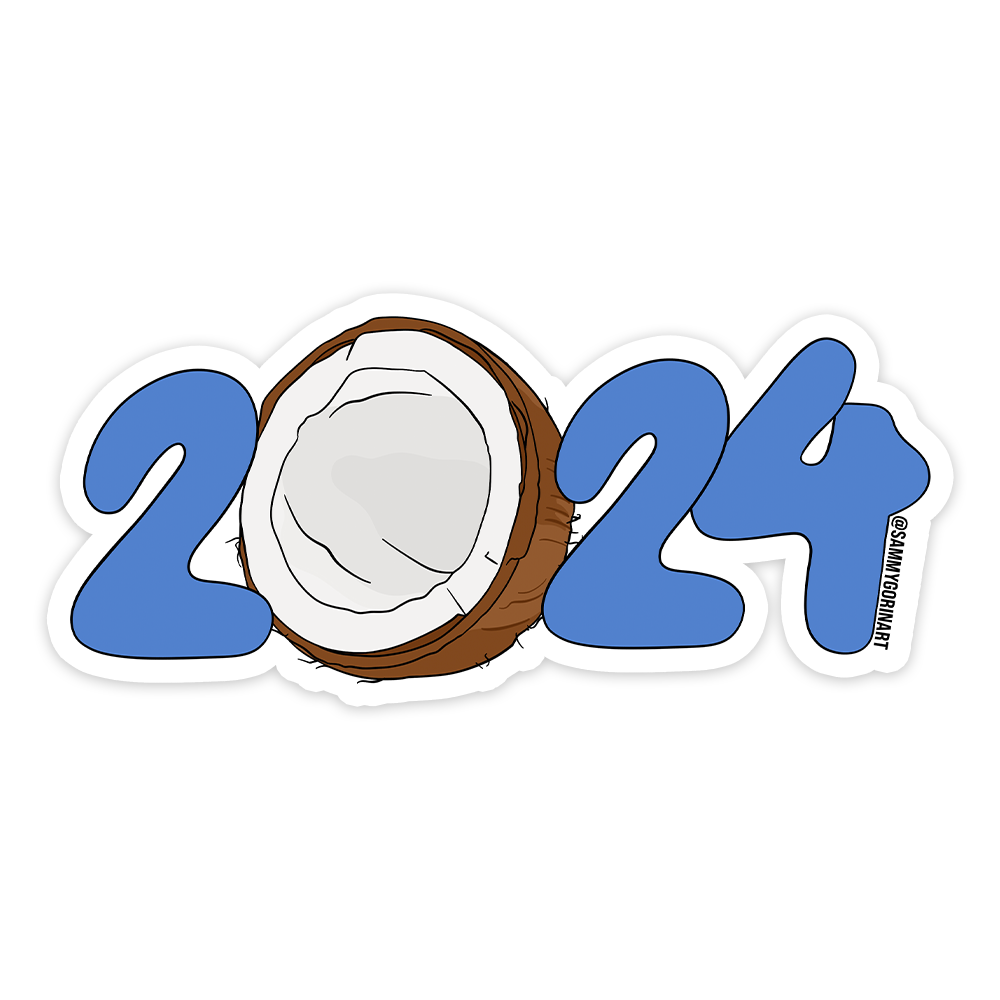 Kamala Coconut 2024 Sticker